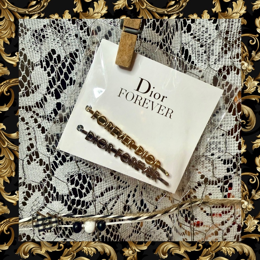 Dior Forever Gold and Silver Hair Pins